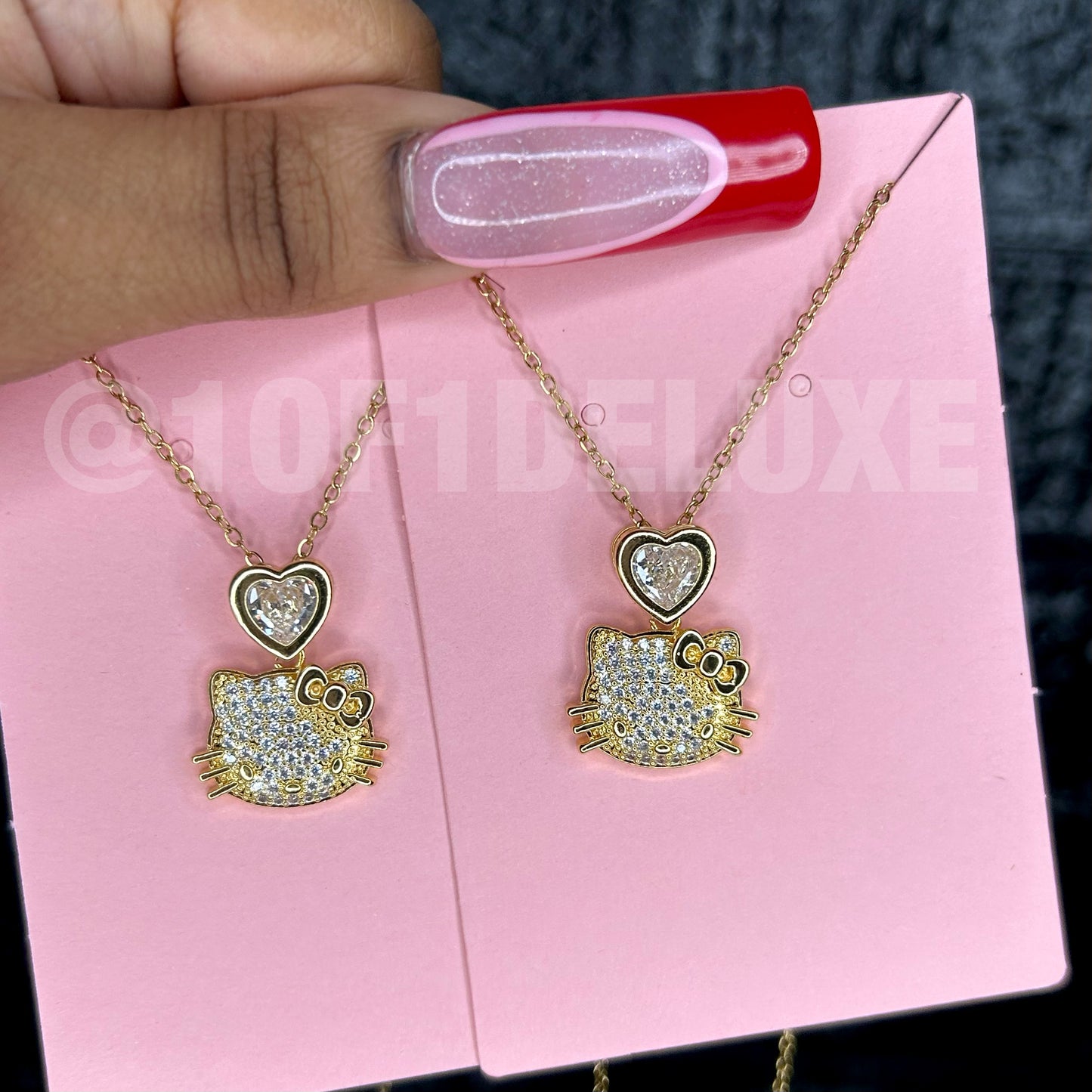 Bling & Love Cat Necklace